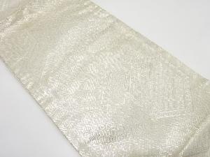 アンティーク　佐賀錦　亀甲に古典柄織り出し　全通袋帯（材料）